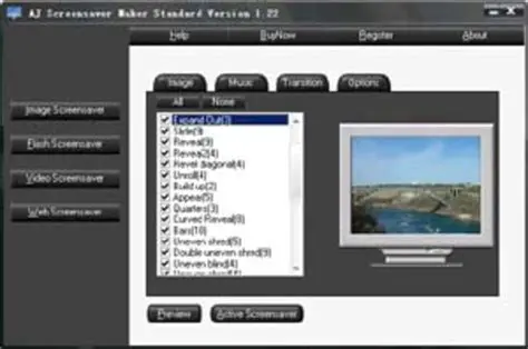 Key Features of AJ Screensaver Maker
