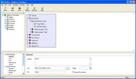 Key Features of AllyNova Tree Menu