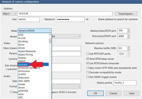 Key Features of Amcrest IP Config