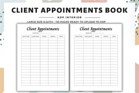 Key Features of an Appointment Book