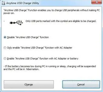 Key Features of Anytime USB Charge Utility