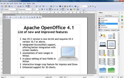 Key Features of Apache OpenOffice Draw