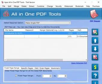 Key Features of Apex All in One PDF Tools