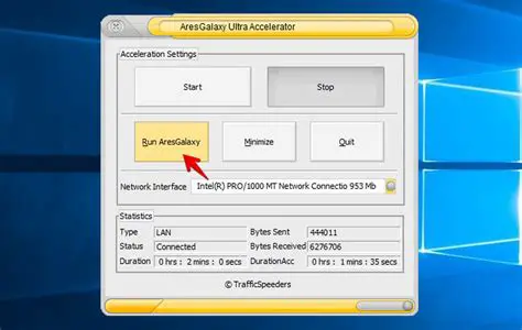 Key Features of Ares Galaxy Turbo Accelerator