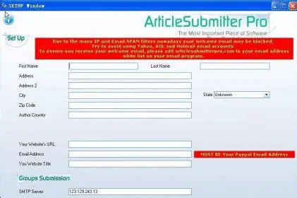 Key Features of ArticleSubmitter Pro