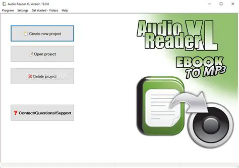 Key Features of Audio Reader XL