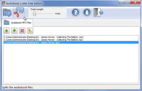 Key Features of Audiobook Cutter Free Edition