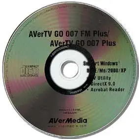Key Features of AVerTV GO 007