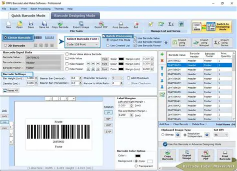 Key Features of Barcode Label Maker Starter Edition