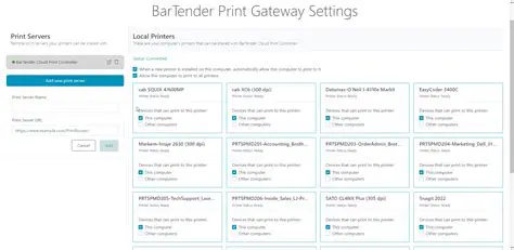 Key Features of BarTender Web Print Server