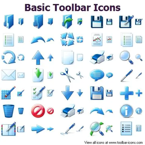 Key Features of Basic Toolbar Icons