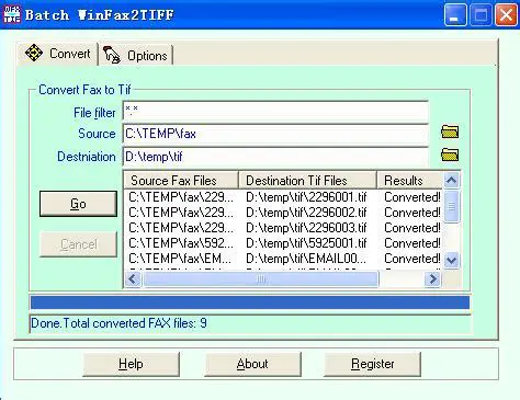 Key Features of Batch WinFax2TIFF