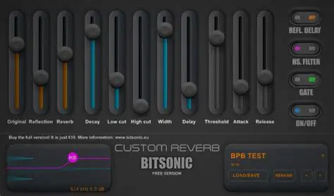 Key Features of Bitsonic Custom Reverb Free