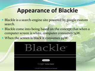 Key Features of Blackle Blackle Toolbar