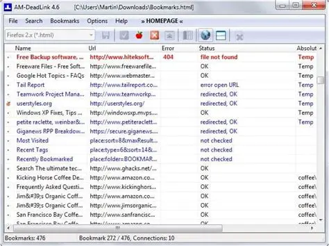 Key Features of Bookmark Checker