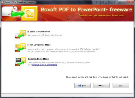 Key Features of Boxoft PDF to PowerPoint