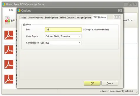 Key Features of Bravo Free PDF to TIFF Converter