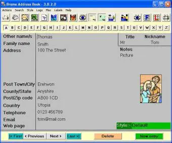 Key Features of Breme Address Book