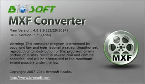 Key Features of Brorsoft MXF Converter
