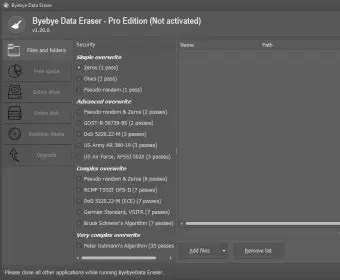 Key Features of ByebyeData Eraser