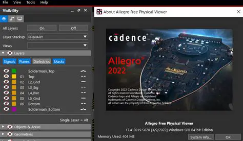 Key Features of Cadence Allegro Free Physical Viewers