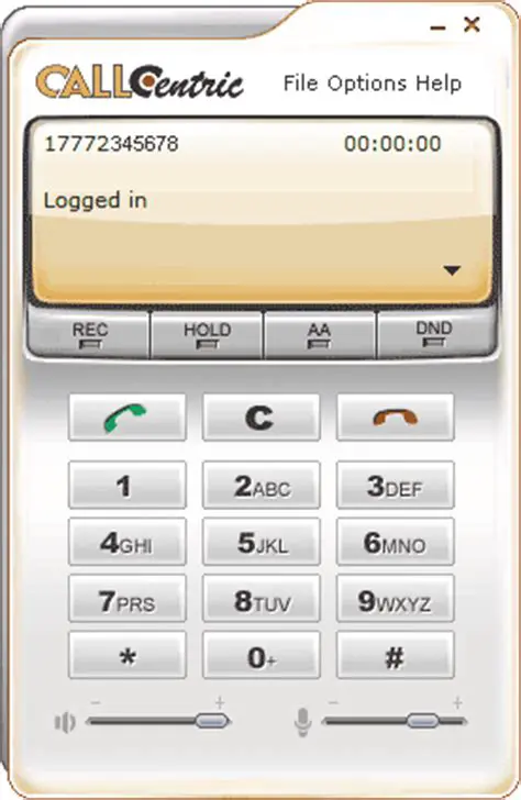 Key Features of Callcentric Softphone