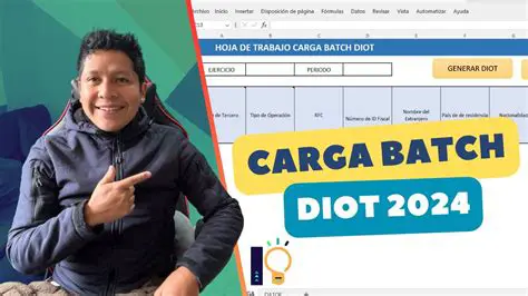 Key Features of Carga Batch DIOT