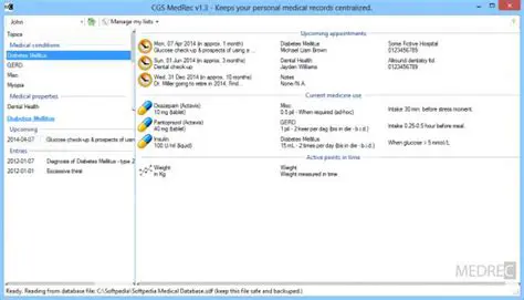 Key Features of CGS MedRec