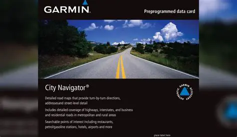 Key Features of City Navigator North America NT