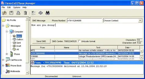 Key Features of CleverCell Phone Manager