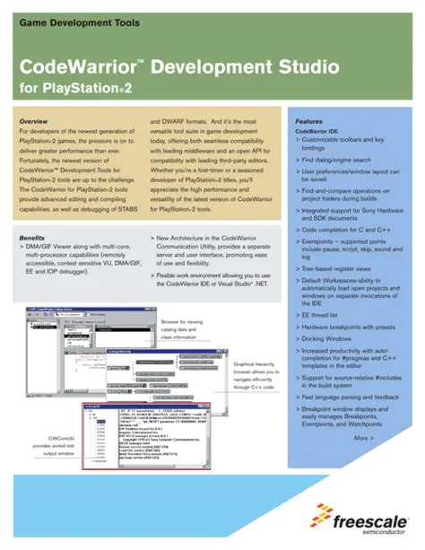 Key Features of CodeWarrior Development Studio