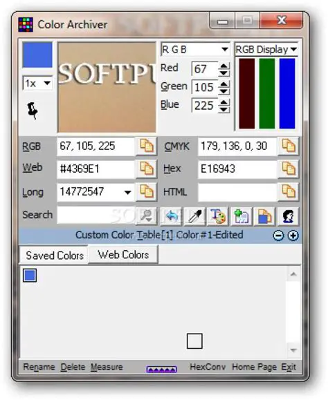 Key Features of Color Archiver