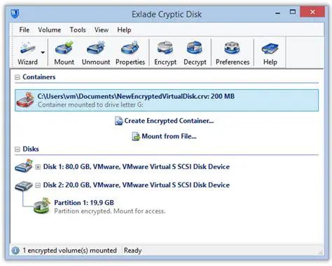 Key Features of Cryptic Disk