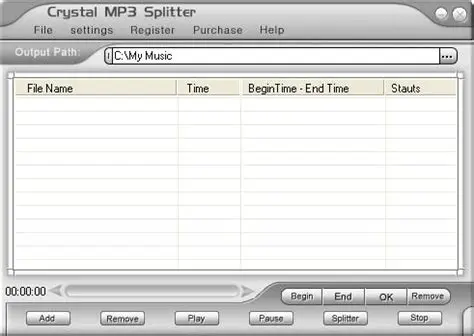 Key Features of Crystal MP3 Splitter