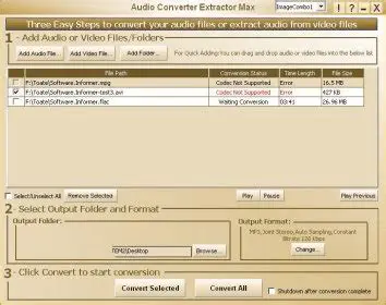 Key Features of CyberIpod Audio Converter Extractor Max