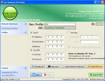 Key Features of CyE Network IP Profiler