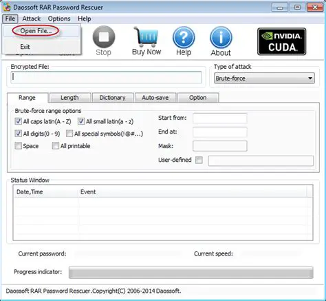 Key Features of Daossoft RAR Password Rescuer
