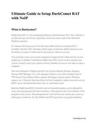 Key Features of DarkComet RAT