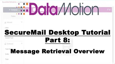 Key Features of DataMotion SecureMail for Outlook