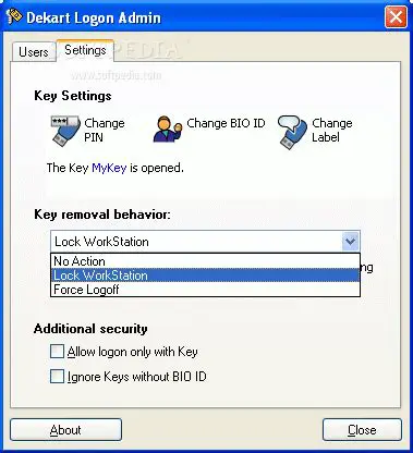Key Features of Dekart Logon