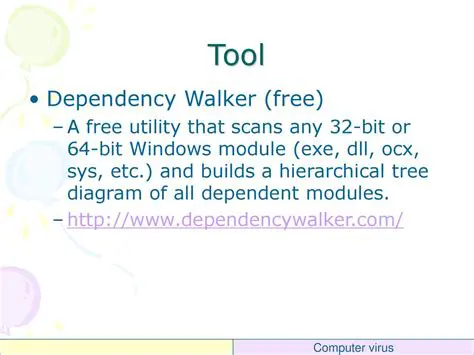 Key Features of Dependency Walker