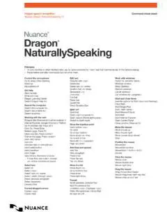 Key Features of Dragon NaturallySpeaking