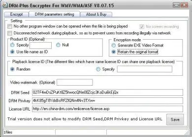 Key Features of DRM Plus Encrypter