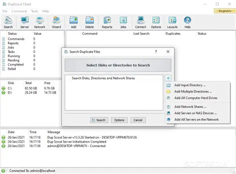 Key Features of Dup Scout Server