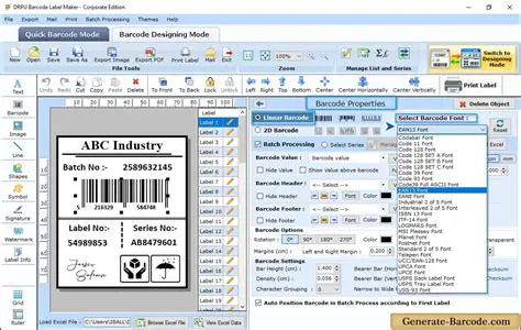 Key Features of EAN 13 Barcode Font Software