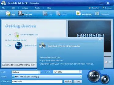 Key Features of EarthSoft DVD to MP4 Converter