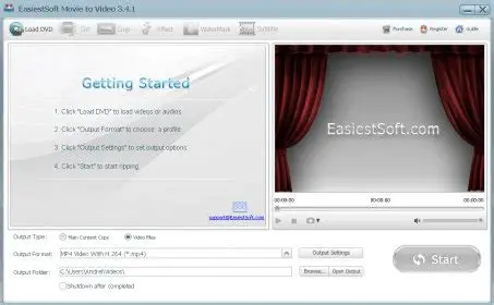 Key Features of EasiestSoft Movie to Video