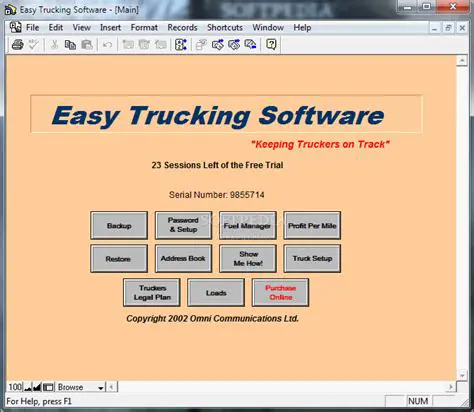 Key Features of Easy Trucking Software