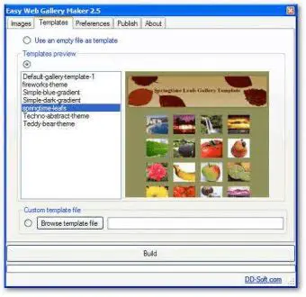 Key Features of Easy Web Gallery Maker