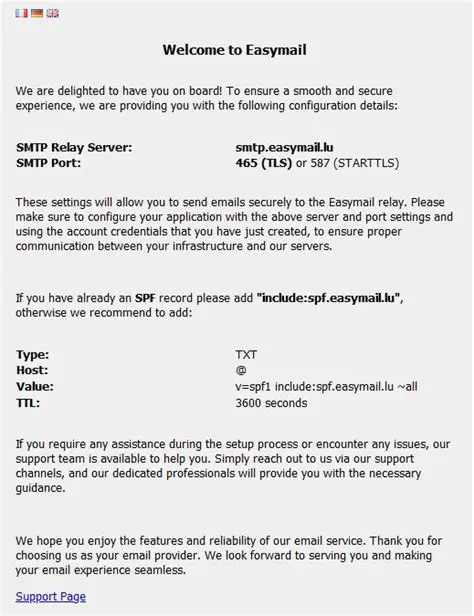 Key Features of EasyMail SMTP Express